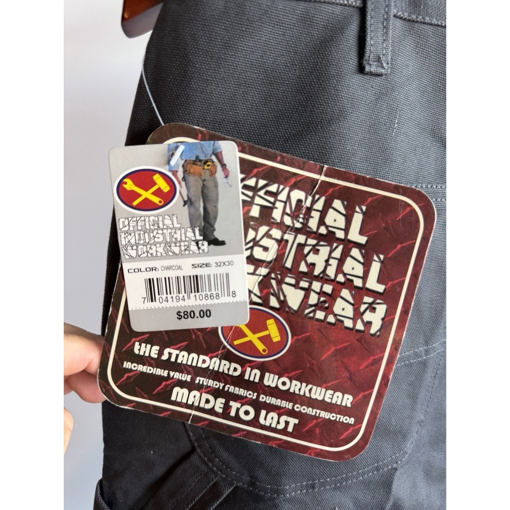 NWT OFFICIAL INDUSTRIAL WORKWEAR Double Knee Pants Size 32/30 Carhartt - Picture 6 of 7